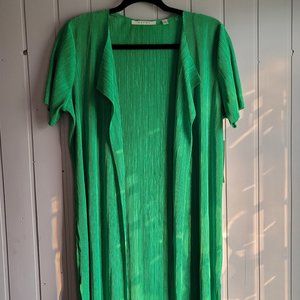CYRUS GREEN GODDESS RIBBED CAPE